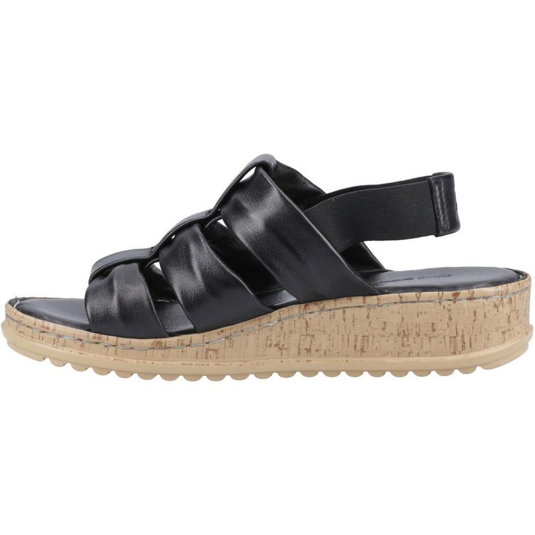 Hush Puppies Eden Wide Fit Sandal Black