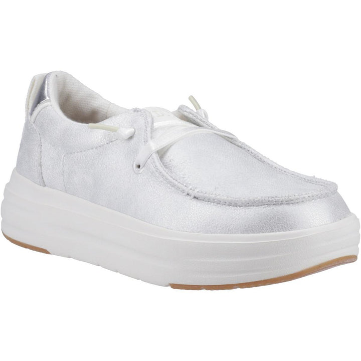 HEYDUDE Wendy Nova Shimmer Shoes Snow