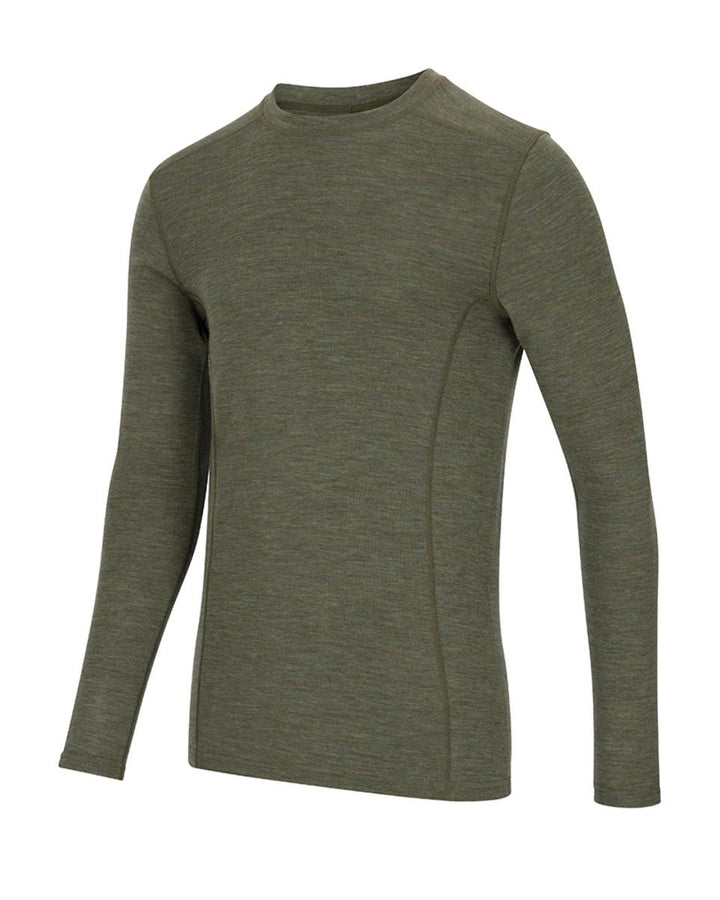 Hoggs of Fife 100% Merino Wool Crew Neck Base Layer Long Sle