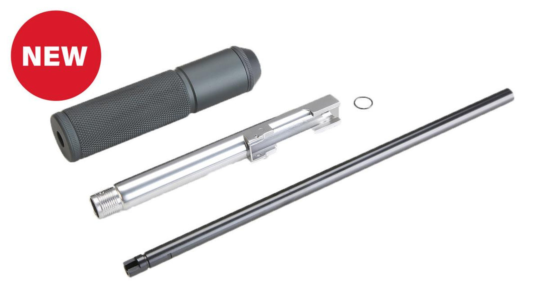 KL92 Extended Barrel  Inner Barrel + Silencer Silver