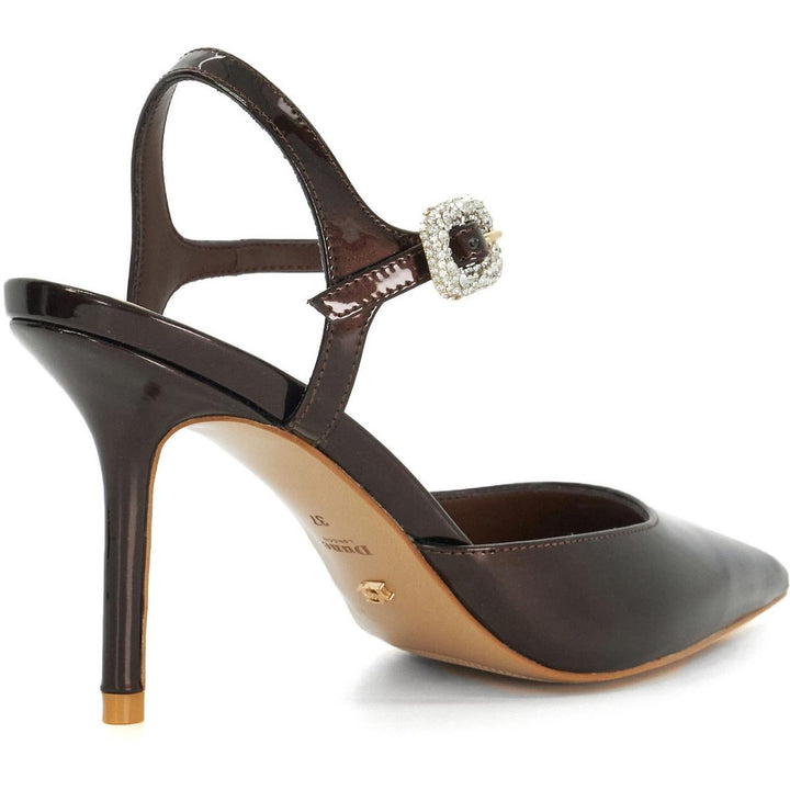 Dune Channel Court Shoes Brown