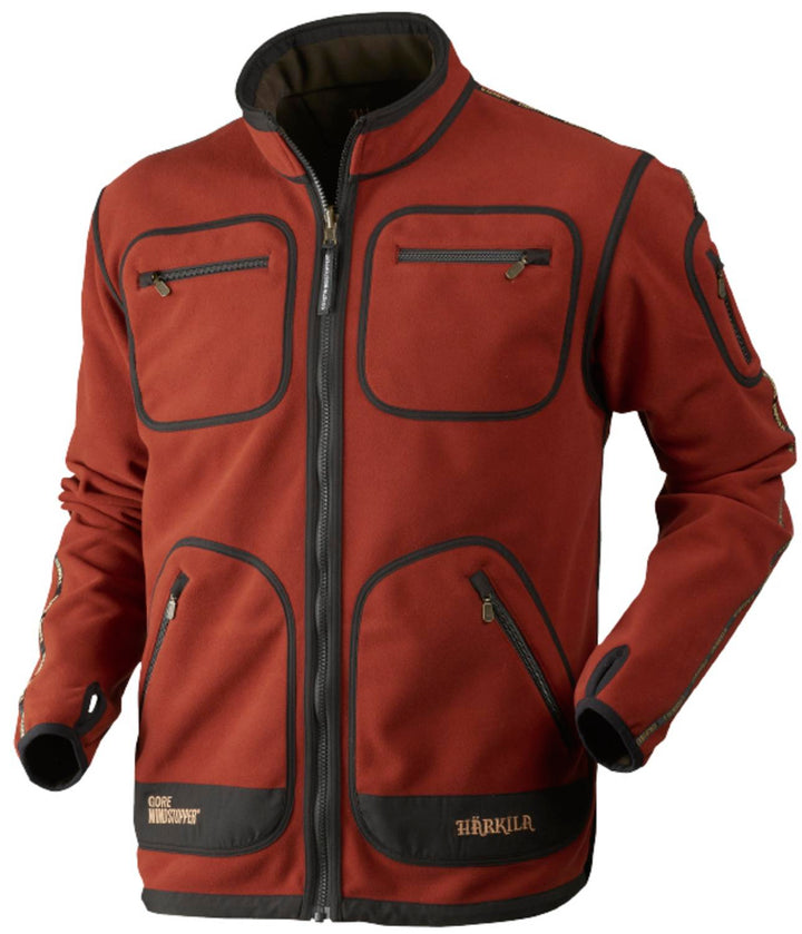 Kamko fleece Burnt orange/Shadow brown