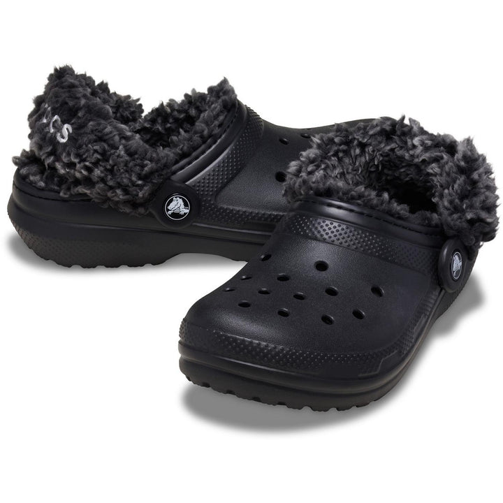 Classic Fleece Lined Clog Kid Black