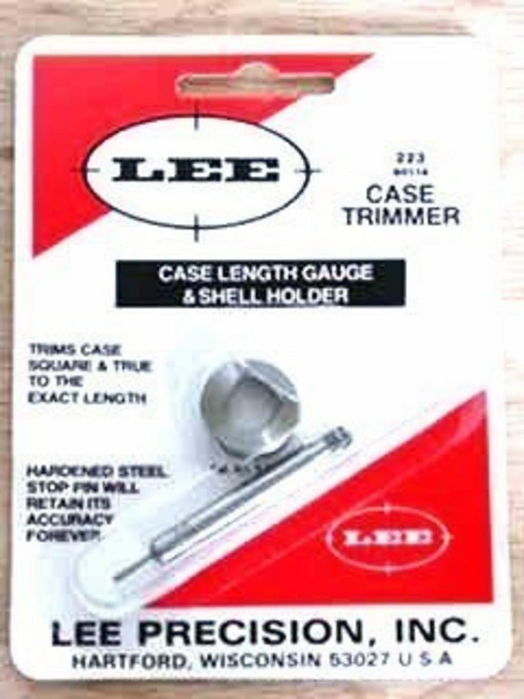 Lee Precision 223 Remington Case Length Gauge and Shell Holder