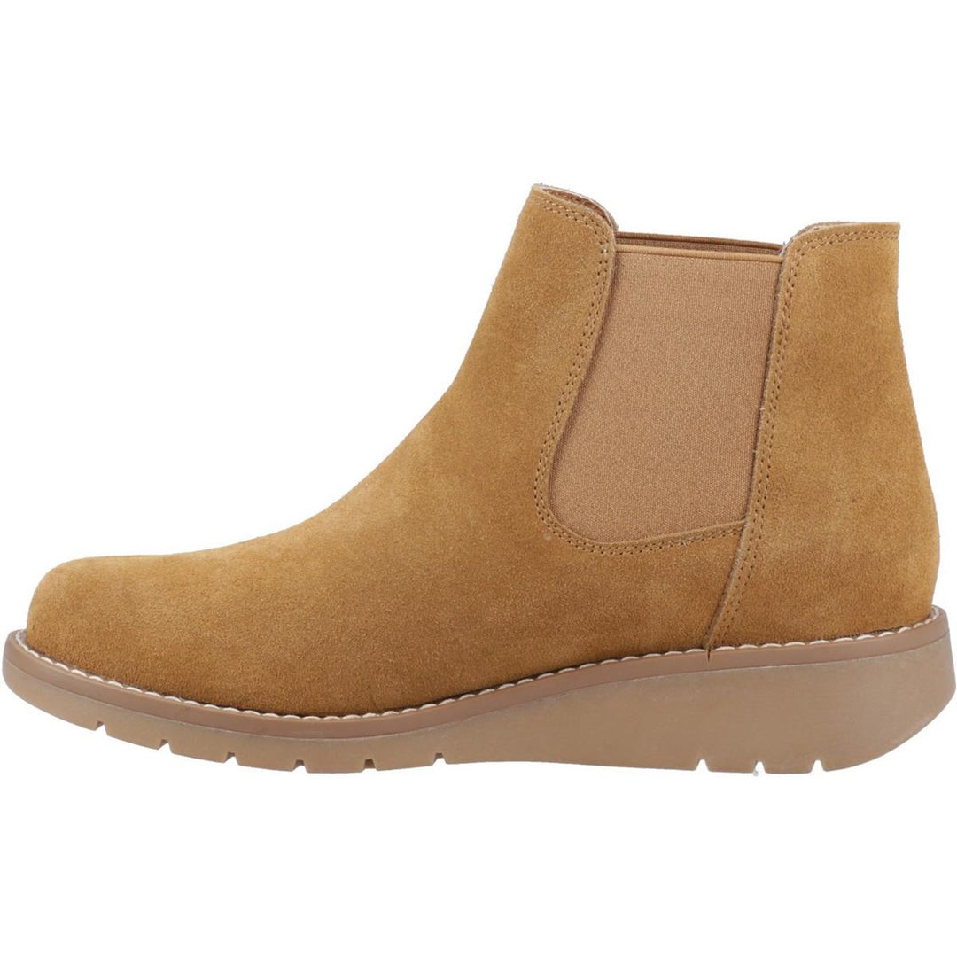 Hush Puppies Leonie Suede Boot Tan