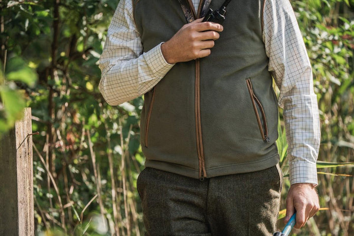 Harkila Sandhem 200 waistcoat Grape leaf
