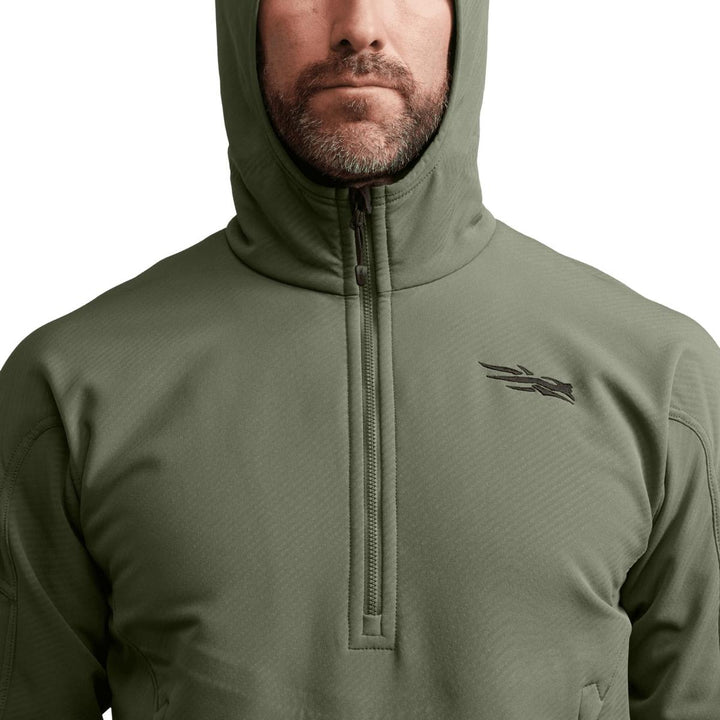 Sitka Alpha Fleece Hoodie - Olive Green