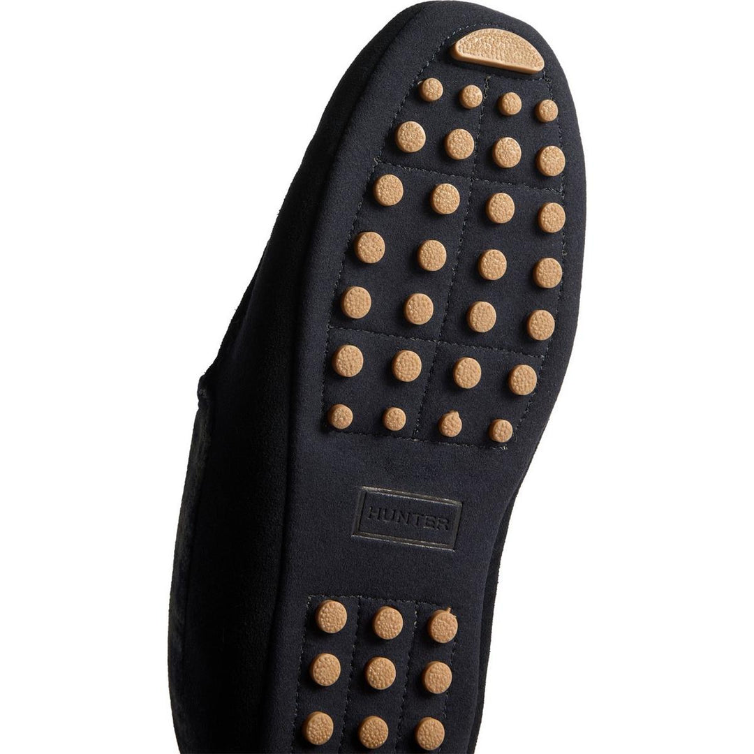 Hunter Moccassin Slipper Navy