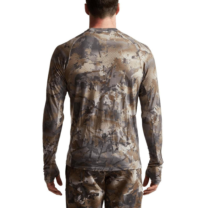 Sitka Core Merino 120 LS Crew Optifade Timber
