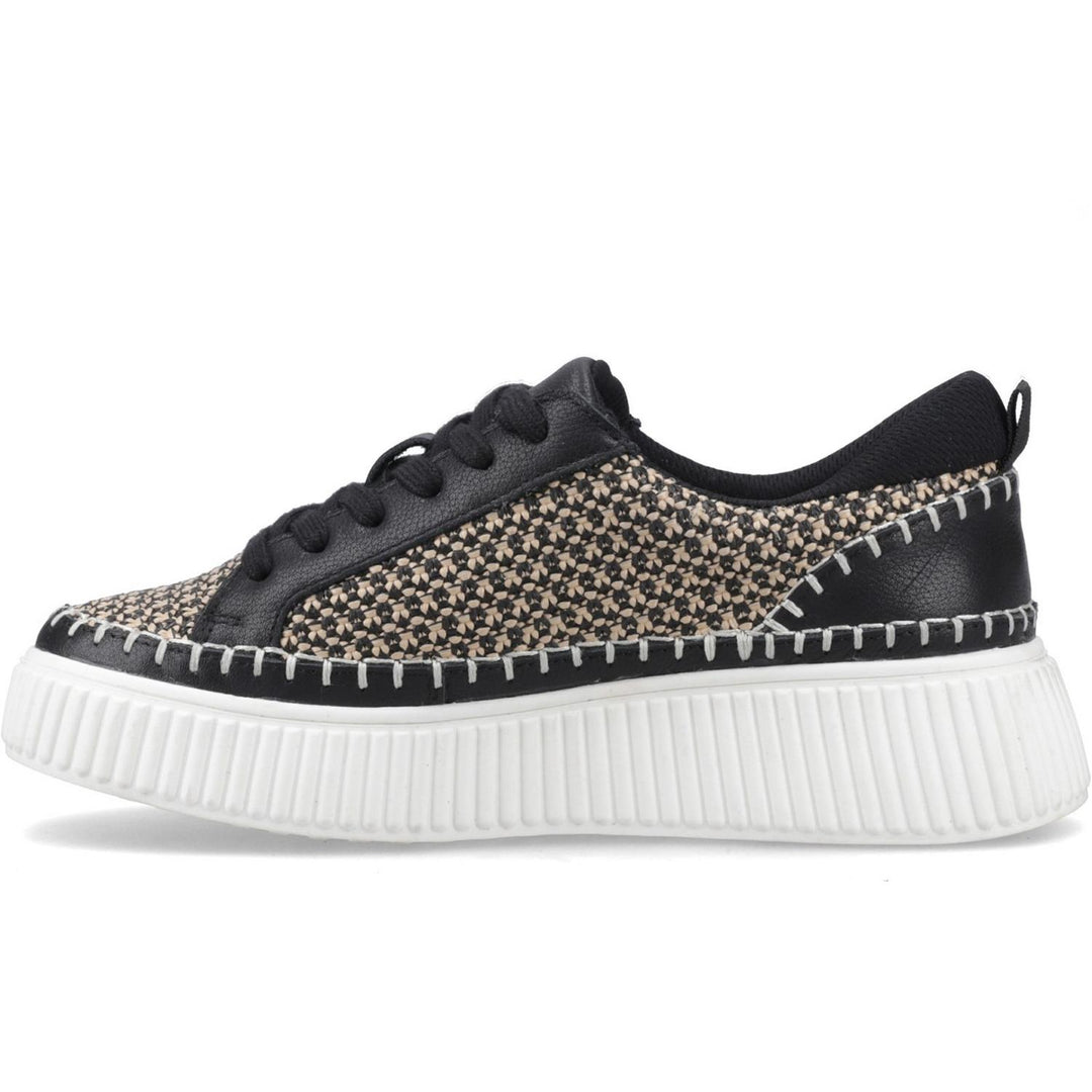 Haisley Woven Trainer Black