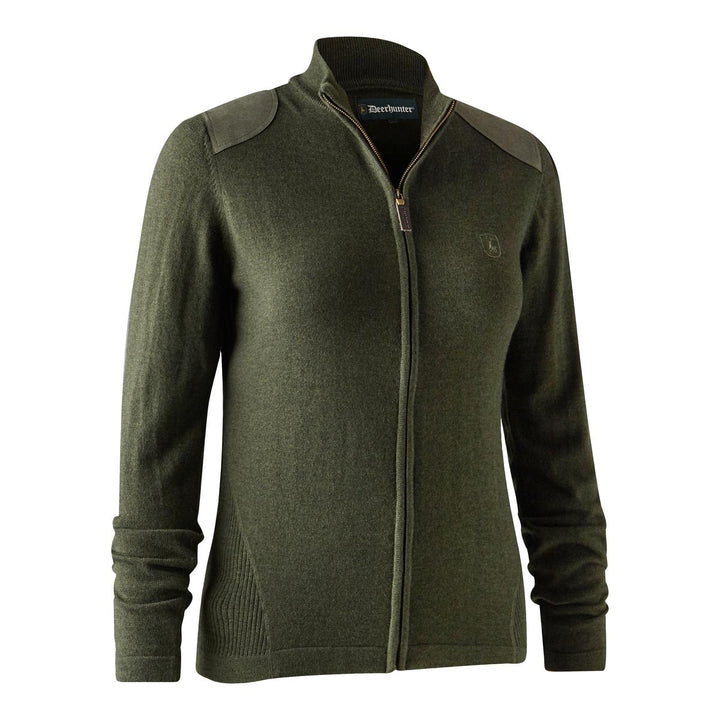 Deerhunter Lady Darlington Knit Cardigan Green Melange