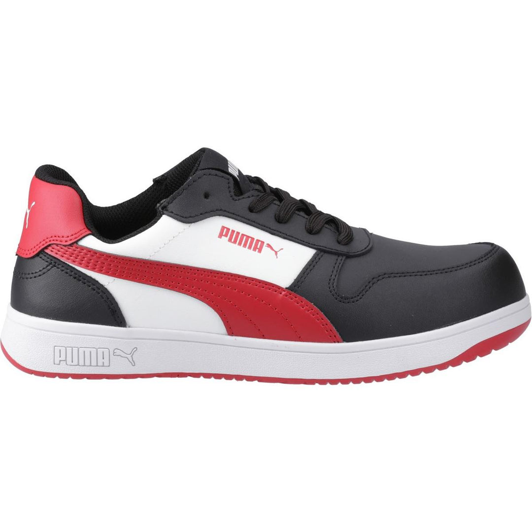 Puma Safety Frontcourt Low Trainer Black / White / Red