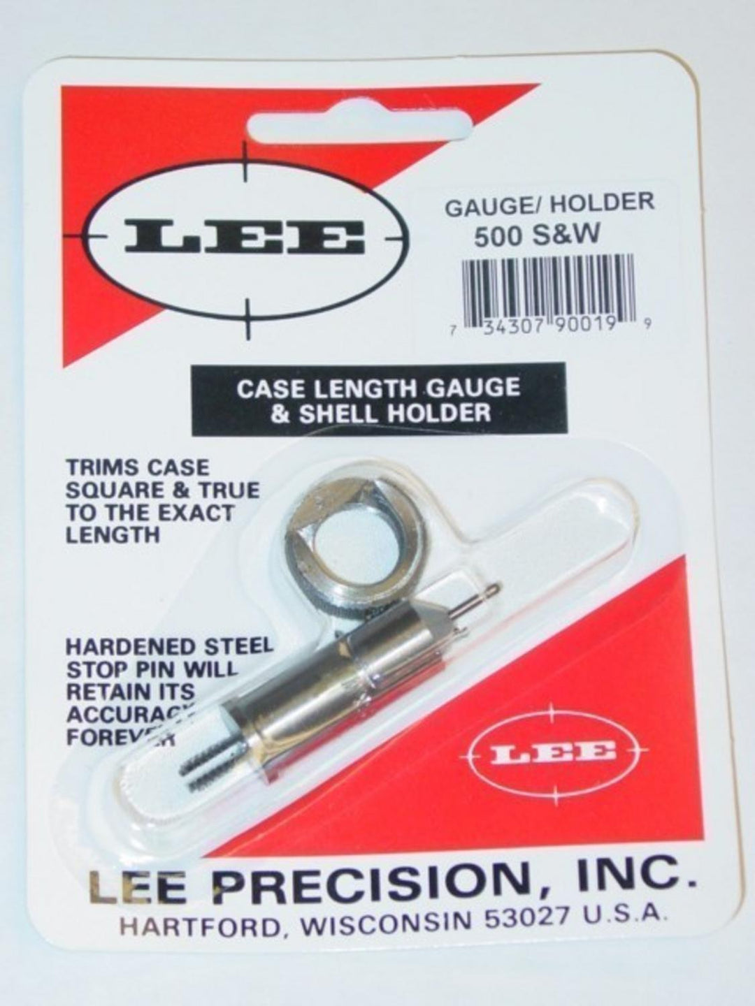 Lee Precision 500 Smith & Wesson Case Length Gauge and Shell Holder