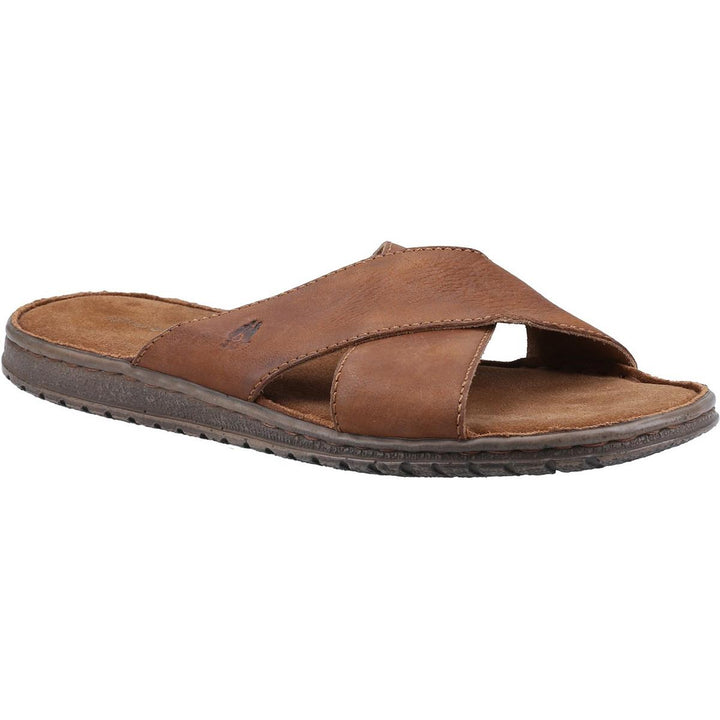 Hush Puppies Nile Cross Over Sandal Brown