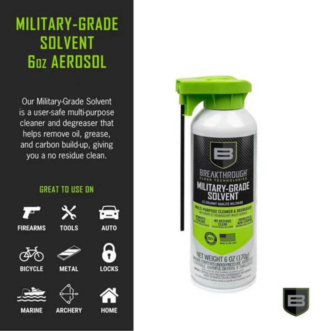 Breakthrough Clean Military-Grade Solvent Aerosol 6oz
