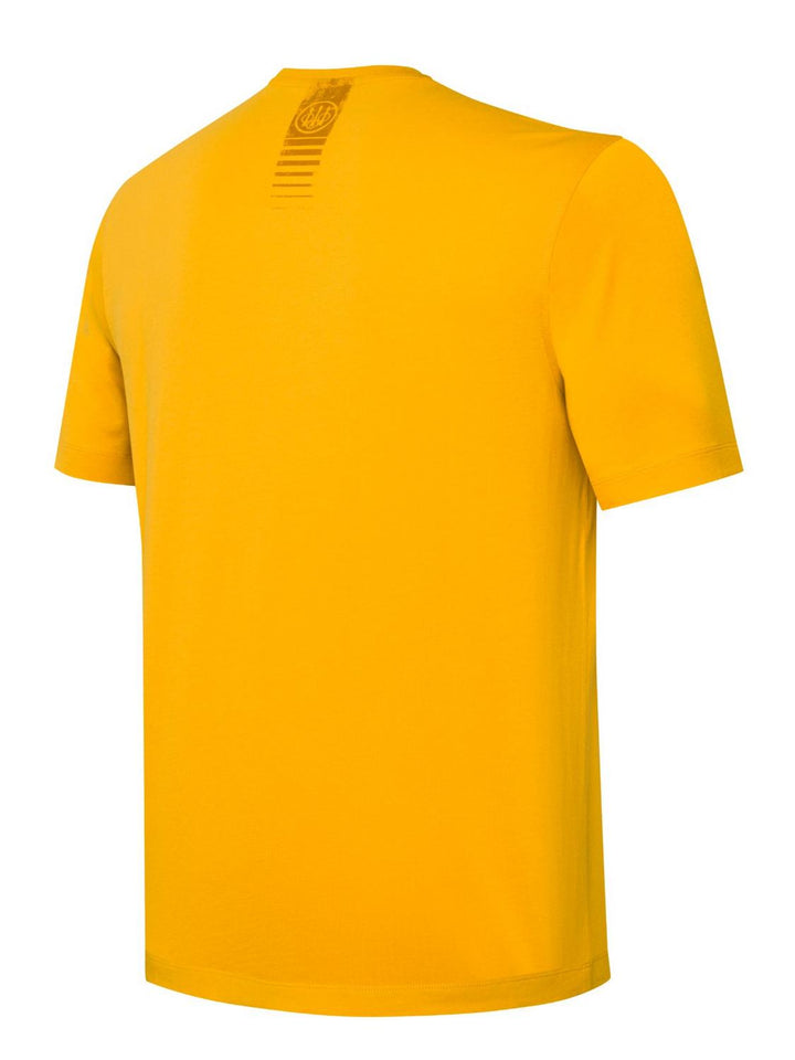 Beretta Fir T-Shirt Saffron Yellow | Men's Cotton Tee – view 4