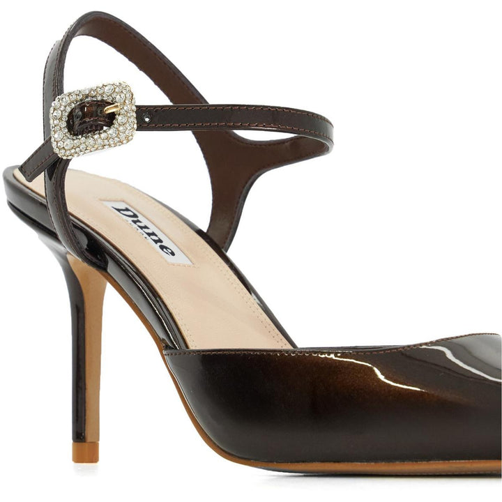 Dune Channel Court Shoes Brown