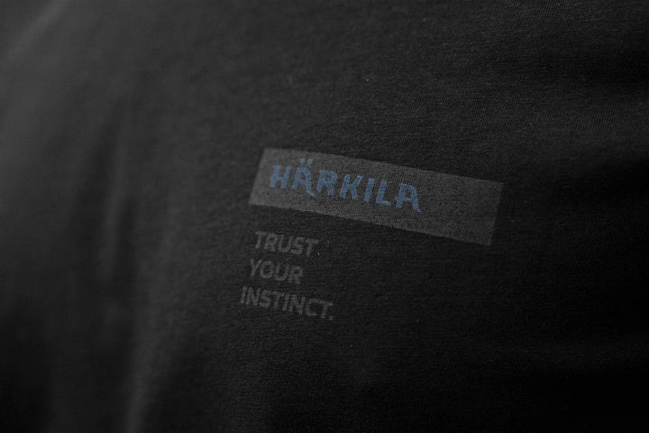 Harkila Härkila logo band S/S tshirt Anthracite/sea – view 4