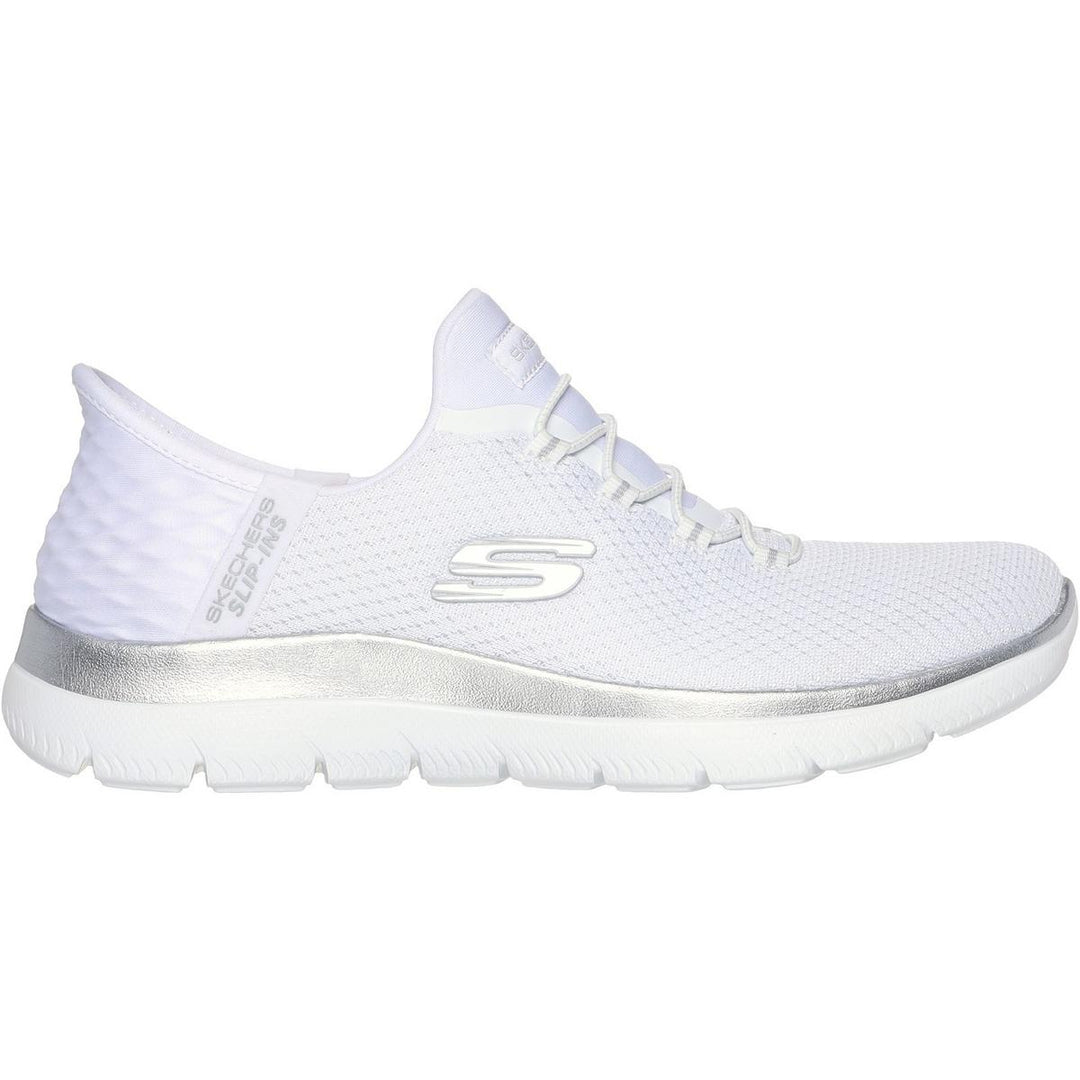 Skechers Summits Diamond Dream Trainer White/Silver – view 5