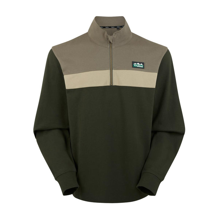 Ridgeline Ridgeline Mens Back Slider Rugby Top Olive Multi