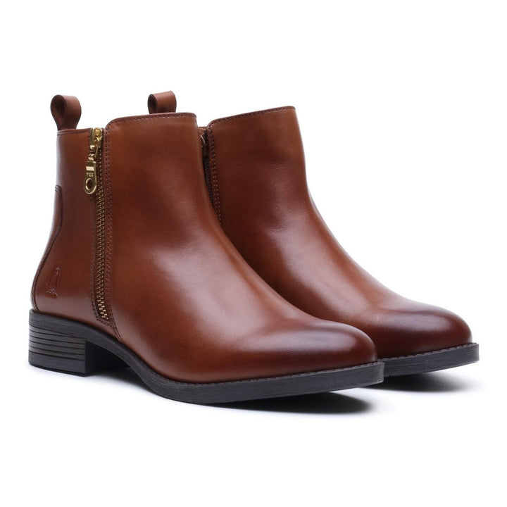 Perry Zip Boot TAN