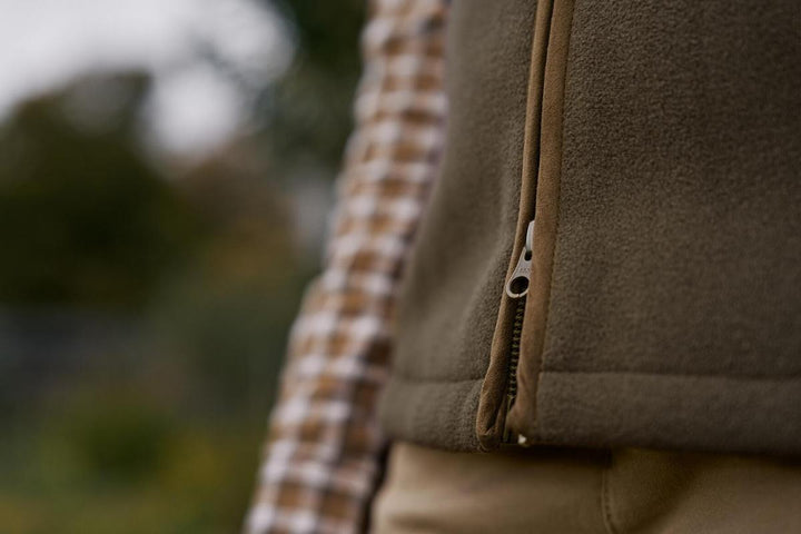 Harkila Sandhem sherpa fleece waistcoat W Willow