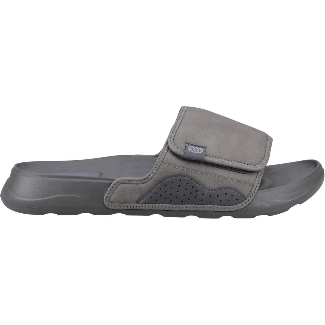 HEYDUDE Shore Slide Classic Sandal Granite Grey