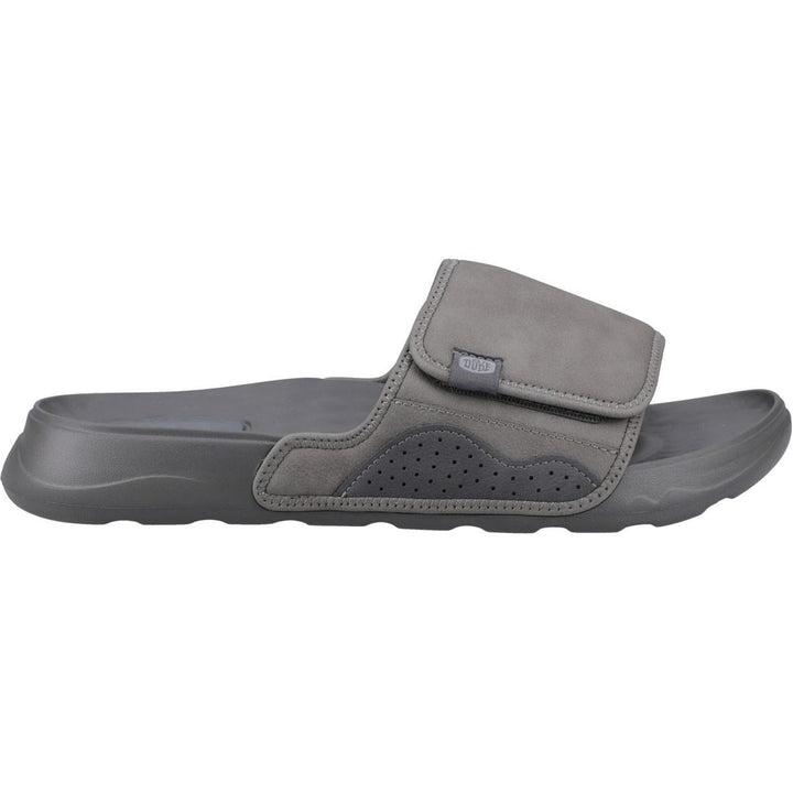 HEYDUDE Shore Slide Classic Sandal Granite Grey