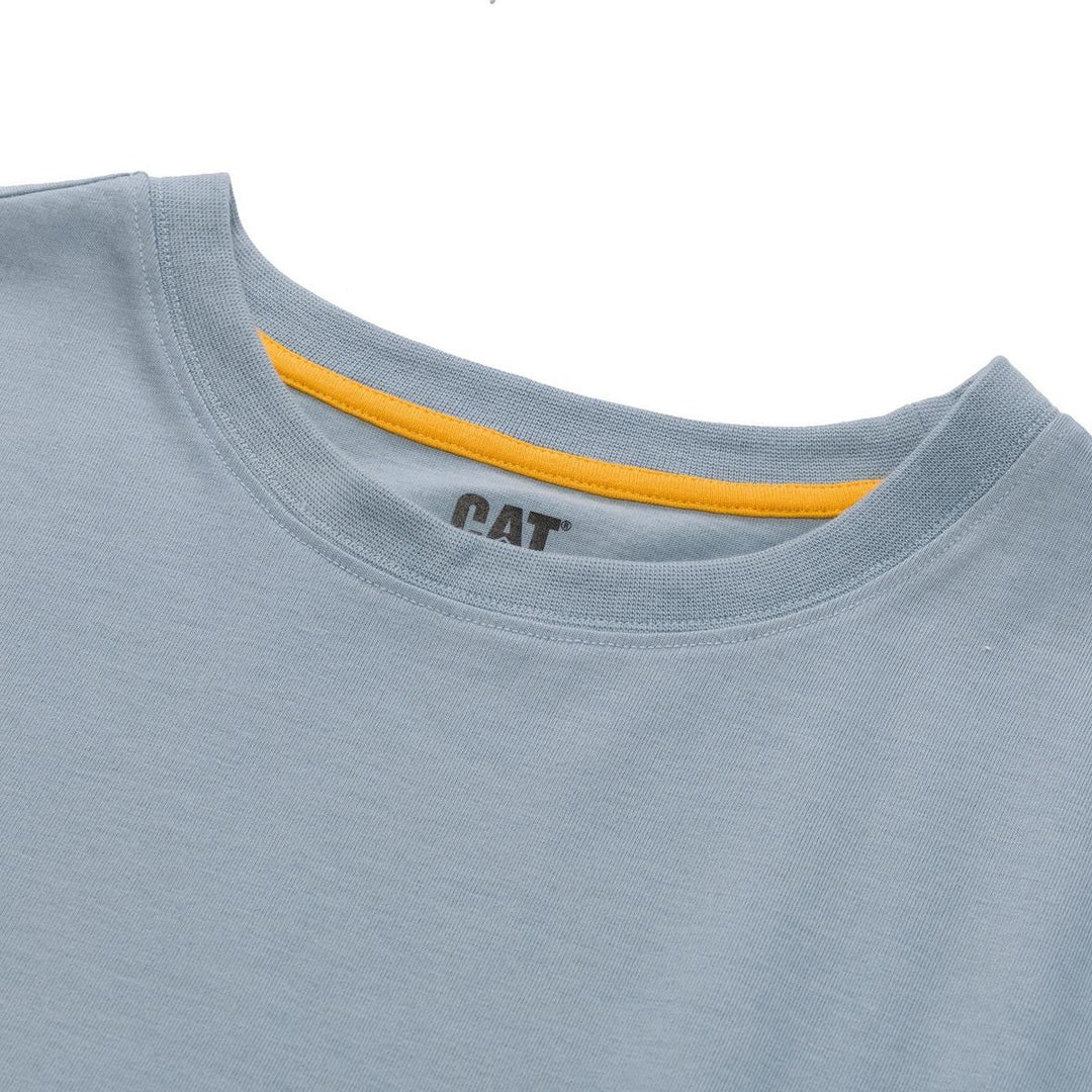 Caterpillar Trademark Tee Blue Fog Heather