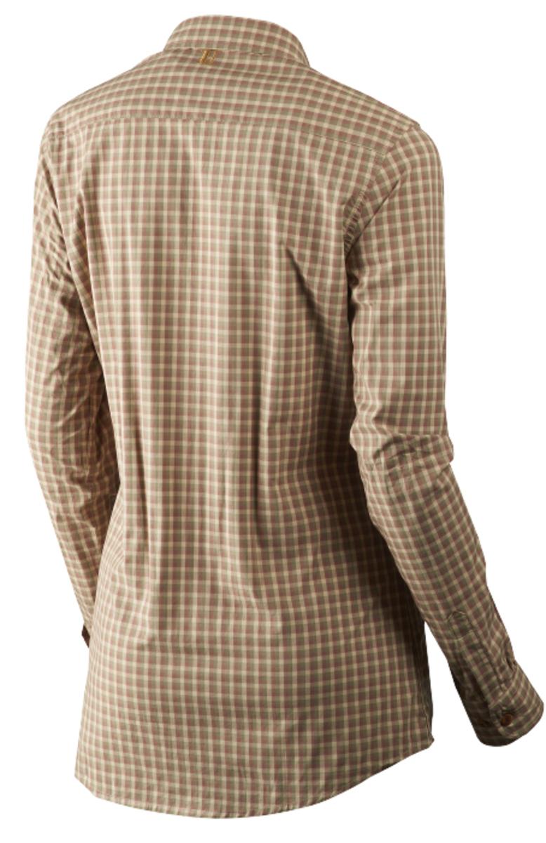 Harkila Selja Lady Long Sleeve check shirt Moonlight rose ch – view 2