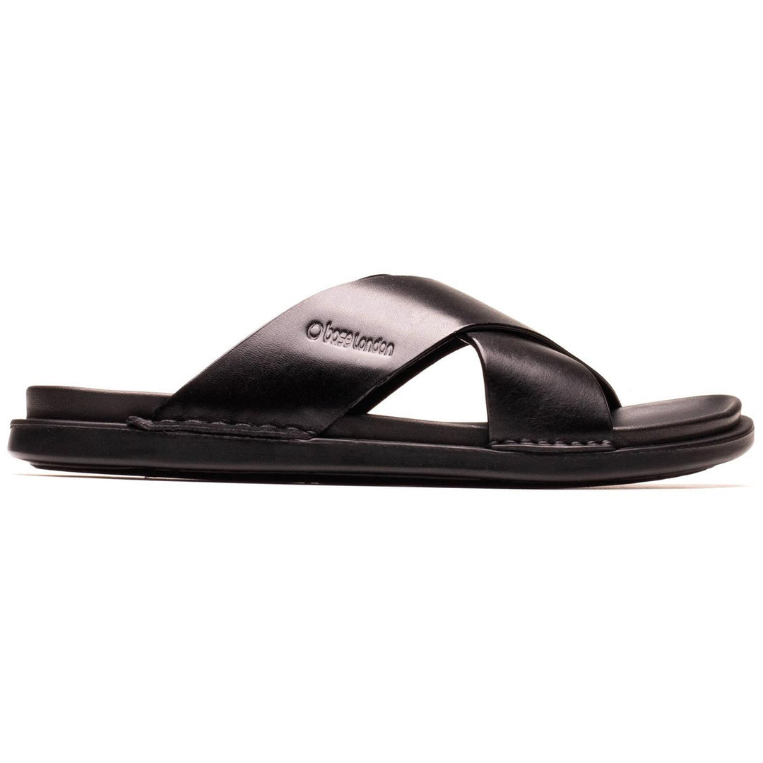 Drift Cross Strap Sandal Black
