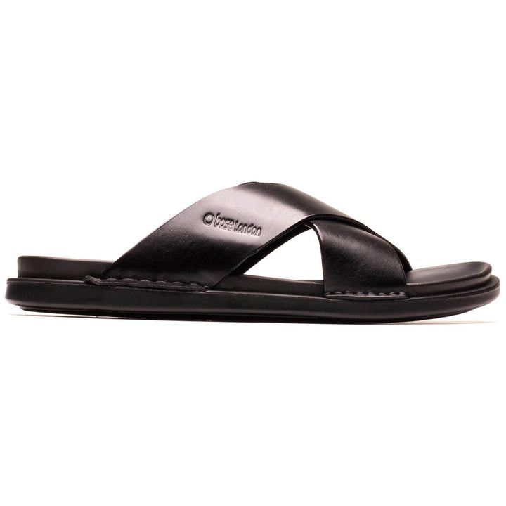 Drift Cross Strap Sandal Black
