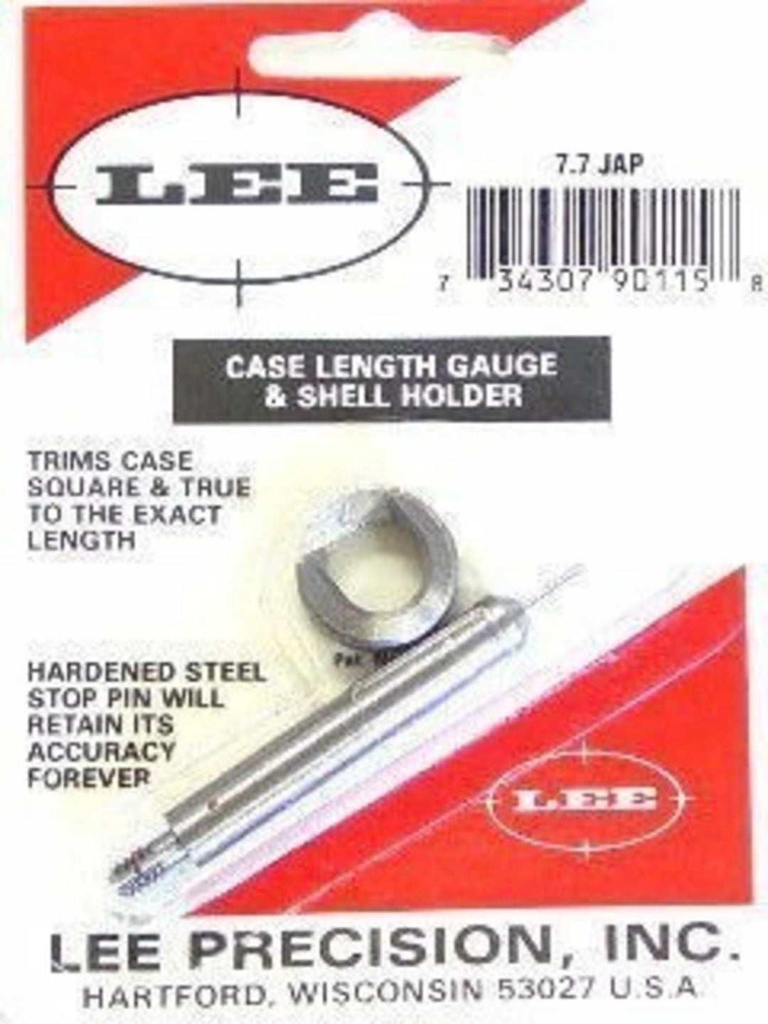 Lee Precision 7.7 Japanese Case Length Gauge and Shell Holder