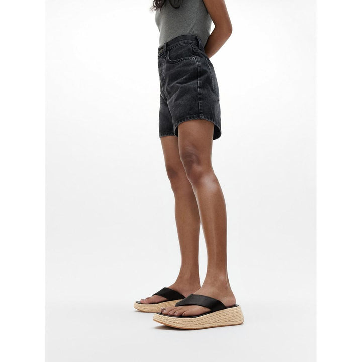 Fitflop F-Mode Toe Post Espadrille Black