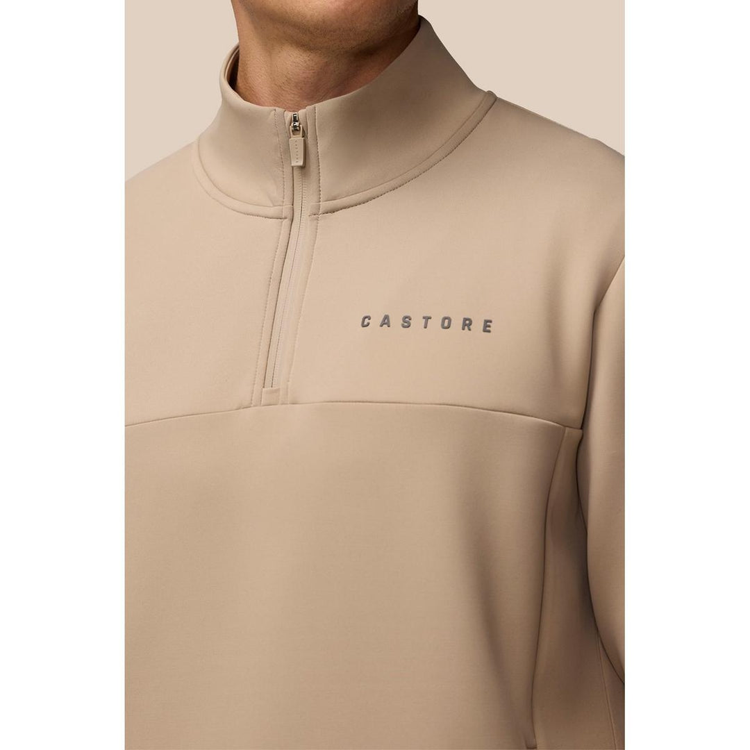 Castore Scuba 1/4 Zip Mushroom/Gunmetal