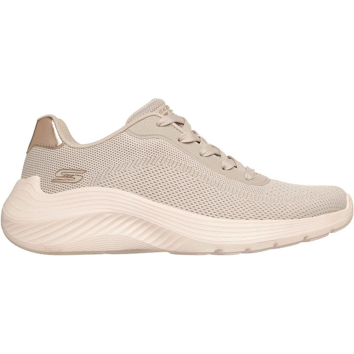 Skechers Bobs Squad Waves Current Look Trainers Off White