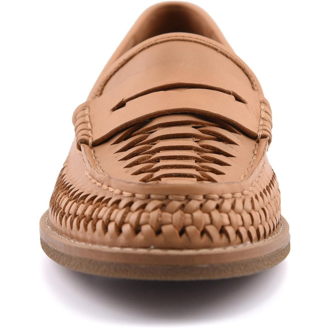 Sperry Woven Seaport Penny Mocassin Tan