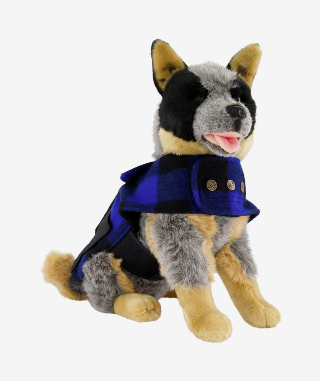 Classic Dog Cover Blue/Black Check
