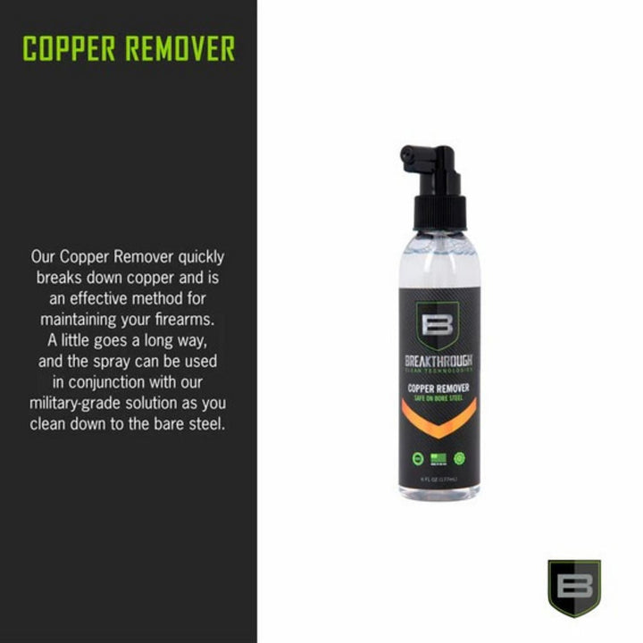 Breakthrough Clean Copper Remover 6oz Pump Spray