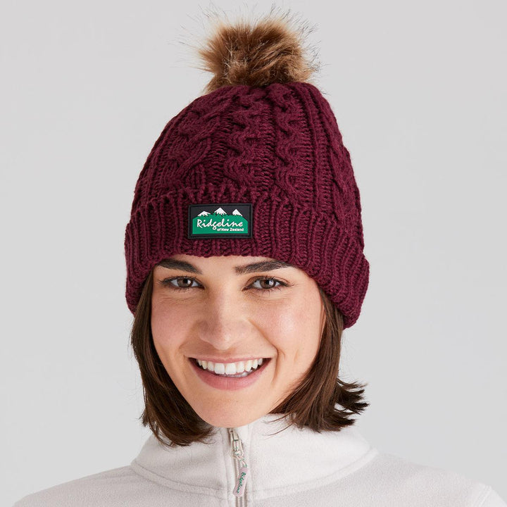Ridgeline Ridgeline Nordic Fleck Bobble Hat Teak