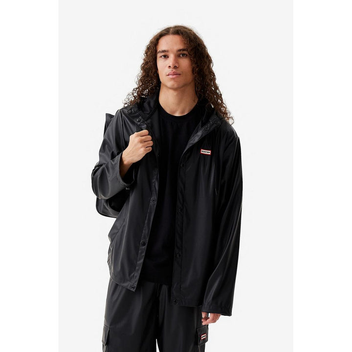 Hunter Izzy Hooded Jacket Black