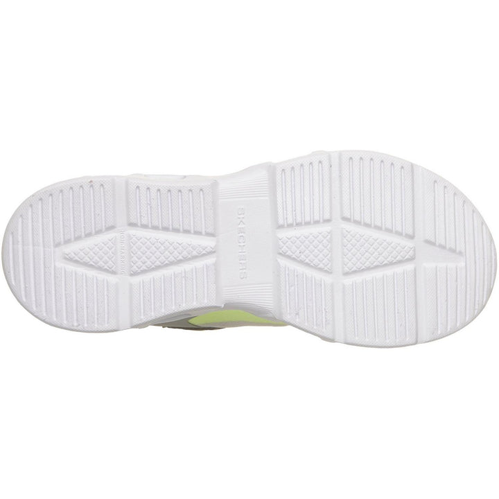 SKECHERS GLIDE-STEP DRIFT ZORZOX Gray & White/Yellow Trim