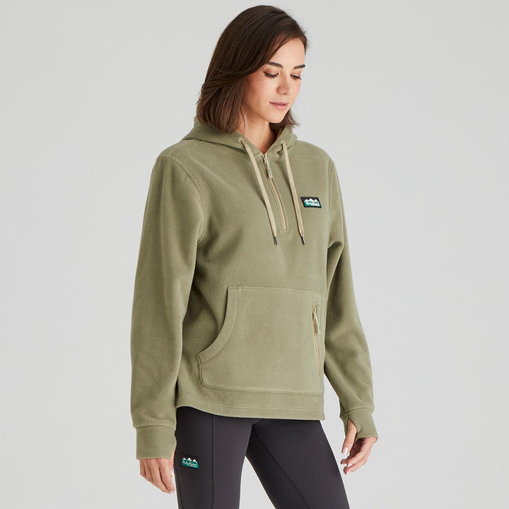 Ridgeline Womens Ballistic Long Sleeved Fleece Hoodie