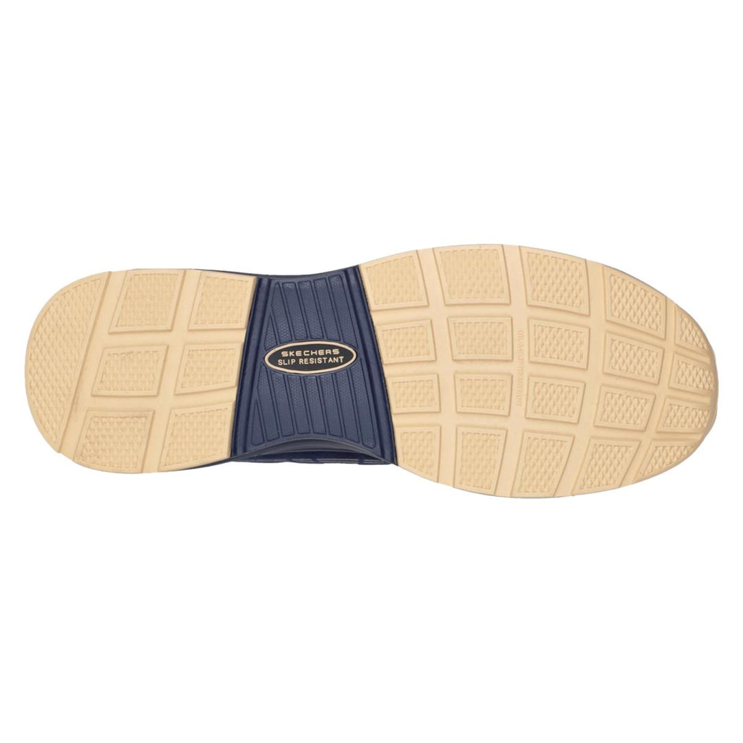 Skechers Workwear Malad II Safety Trainers Navy/Tan