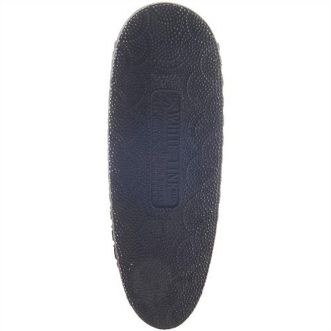 Pachmayr Deluxe Stippled Recoil Pad, Medium, Black, 1.1in