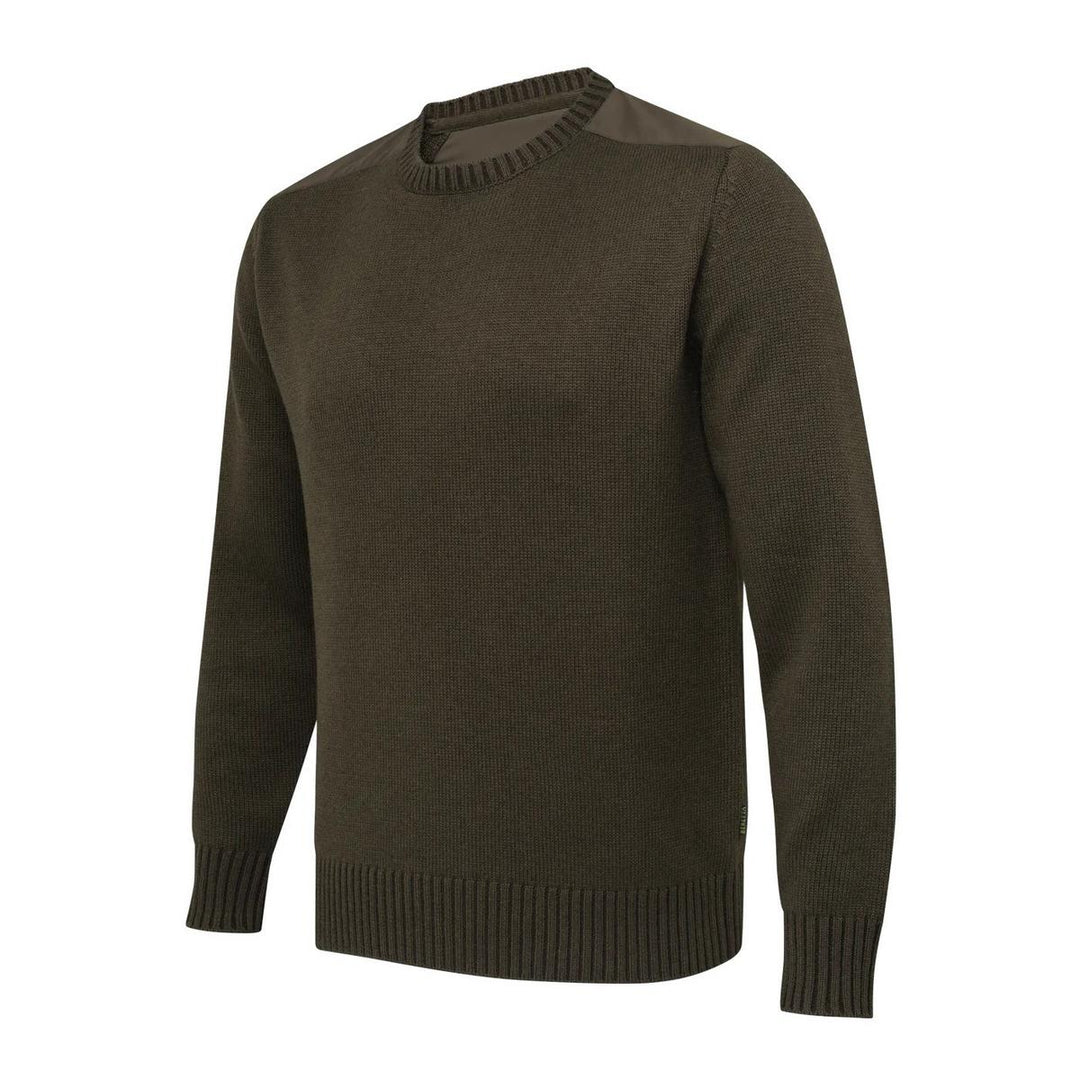 Beretta WILTON CREW NECK TECH SWEATER Brownbark&moss