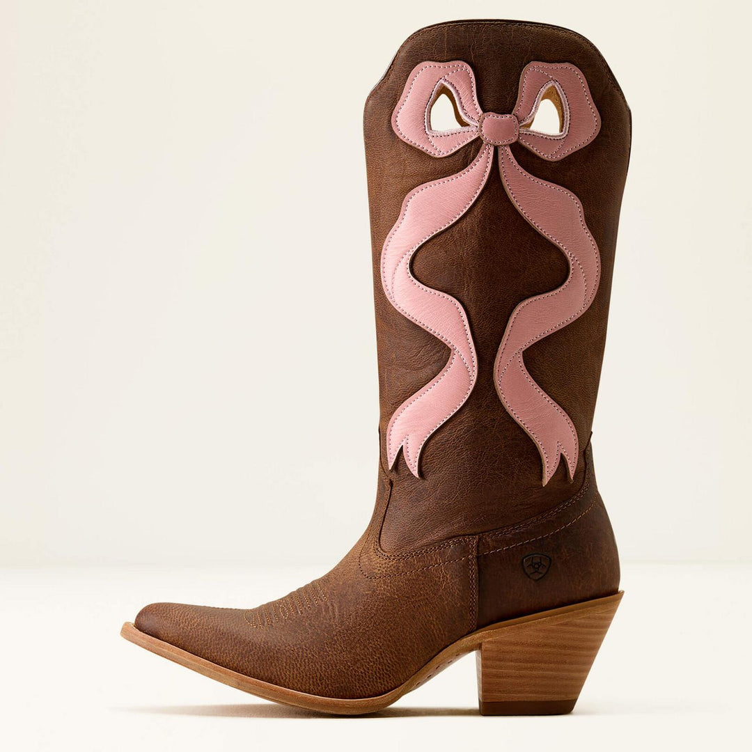 Ariat Ladies Beaux J Toe Wthrd Tn/bby Pack