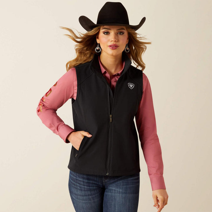 Ariat Ladies Ariat Logo Softshell Gilet