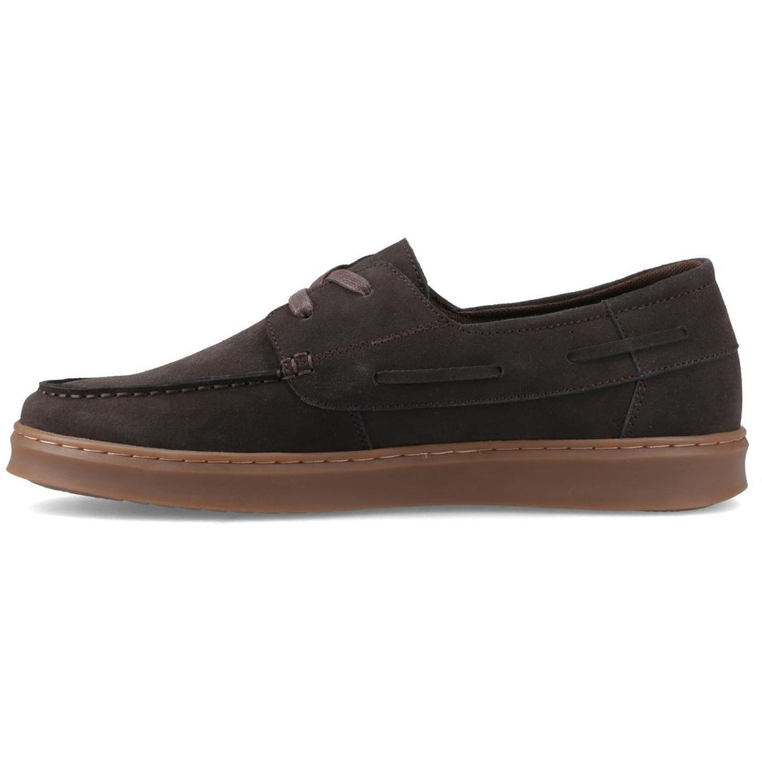 Hush Puppies Madden Boat Shoe Chocolate – view 4