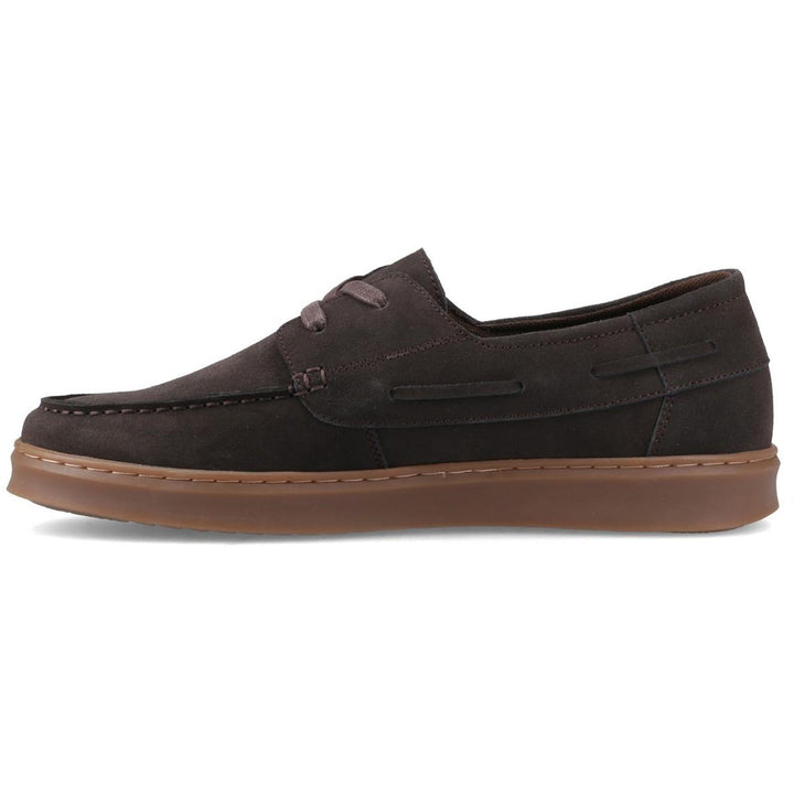 Hush Puppies Madden Boat Shoe Chocolate – view 4